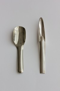 Bosch van den Francoise - inv nr xx - sugar spoon 1968 mustard spatula 1968